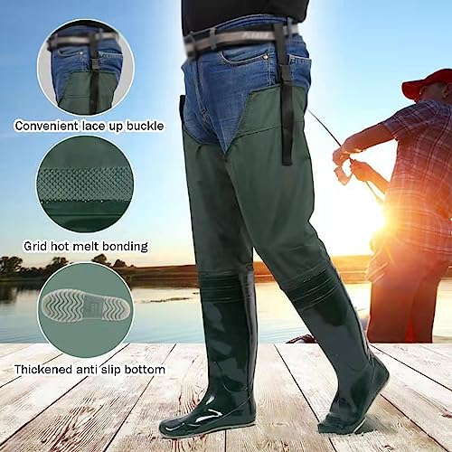 Hip Waders 80cm/31.5in Fishing Buttocks Wading Boots, With Adjustable Buckle, Suitable For Underwater Operations, Aquaculture3