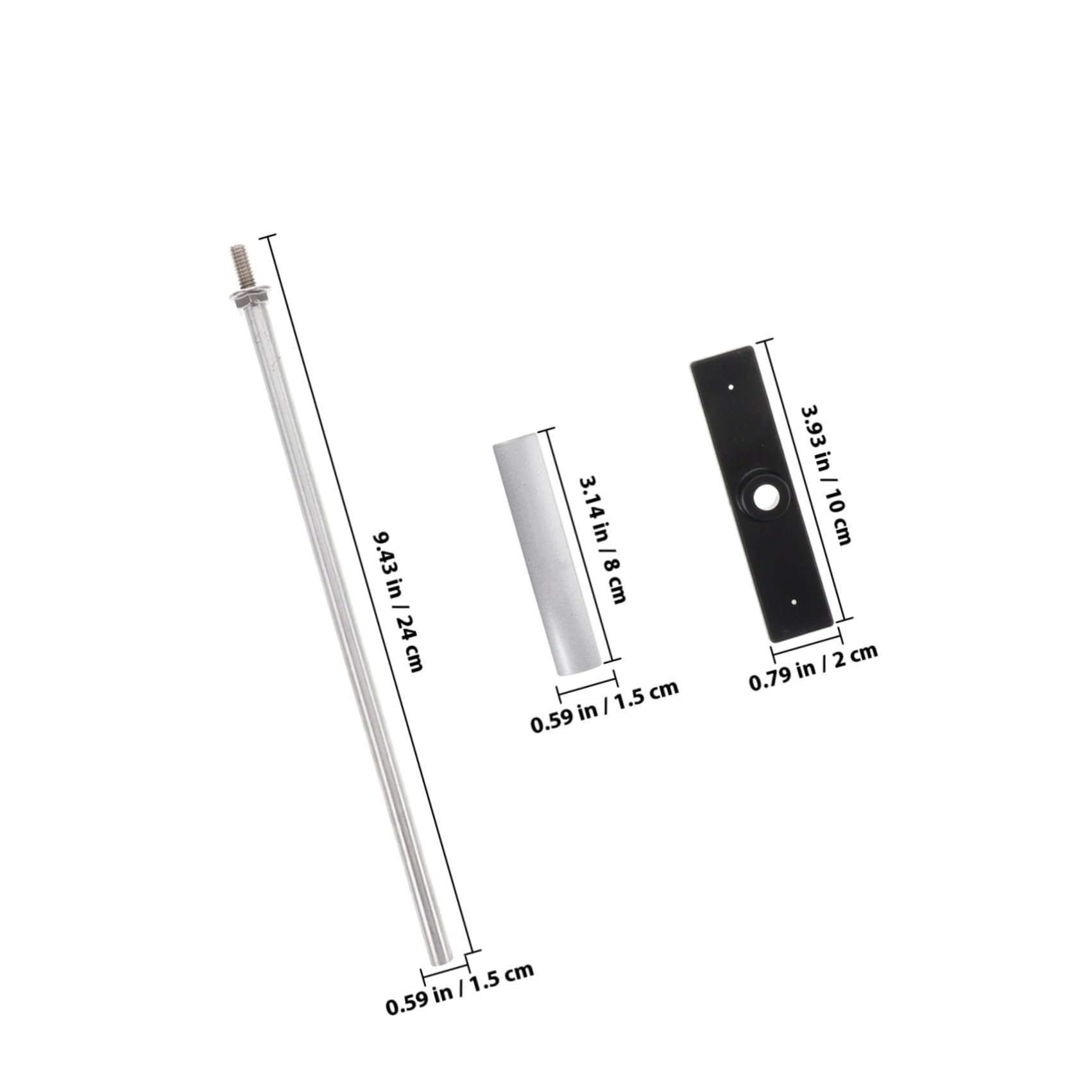 SHINEOFI Kit di Estensione Maniglia Valvola di Scarico per Camper, Lunghezza 6 e 9 Pollici, Plastico e Alluminio, Facile Installazione e Utilizzo Intuitivo