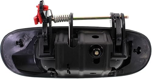 Miniatura 5 de KarParts360 Manija de puerta exterior para Chevy Trailblazer 2002-2009 para el lado del conductor y del pasajero  Par  Trasera  Negro texturizado  1