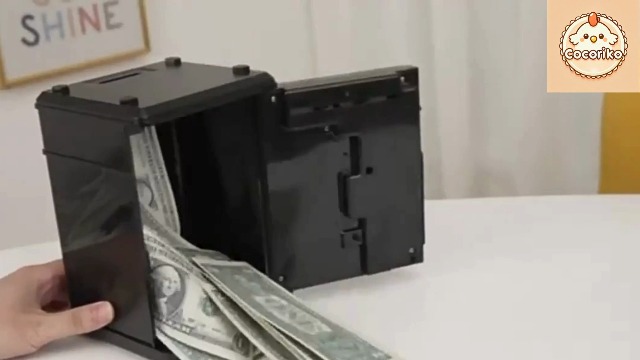 Amazon.co.jp: cocoriko 貯金箱 ダイヤルロック式 パスワード お札対応