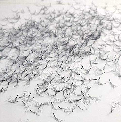 500 Pestañas flare, muy finas para extensiones de pestañas, 5D sin nudos, ideal para técnica de volumen | 0,07mm de grosor | C-Curl (9mm de largo)