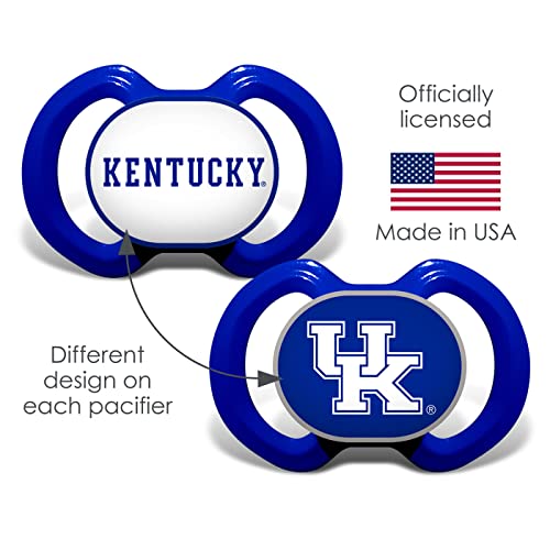 Image of Baby Fanatic Pacifier 2-Pack - NCAA Kentucky Wildcats - Officially Licensed League Gear