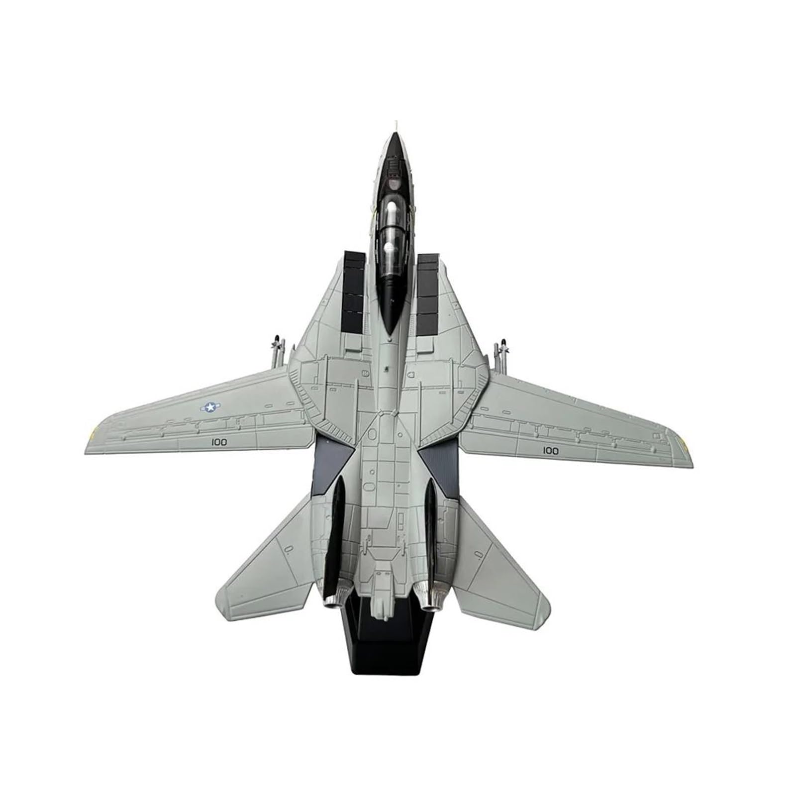 Aereo in Metallo pressofuso Scala 1/100 per Grumman F-14 Tomcat Bombcat Fighter Collezione di Modelli di Aeroplano in Metallo pressofuso per Raccolta ed Esposizione (Stile 2)