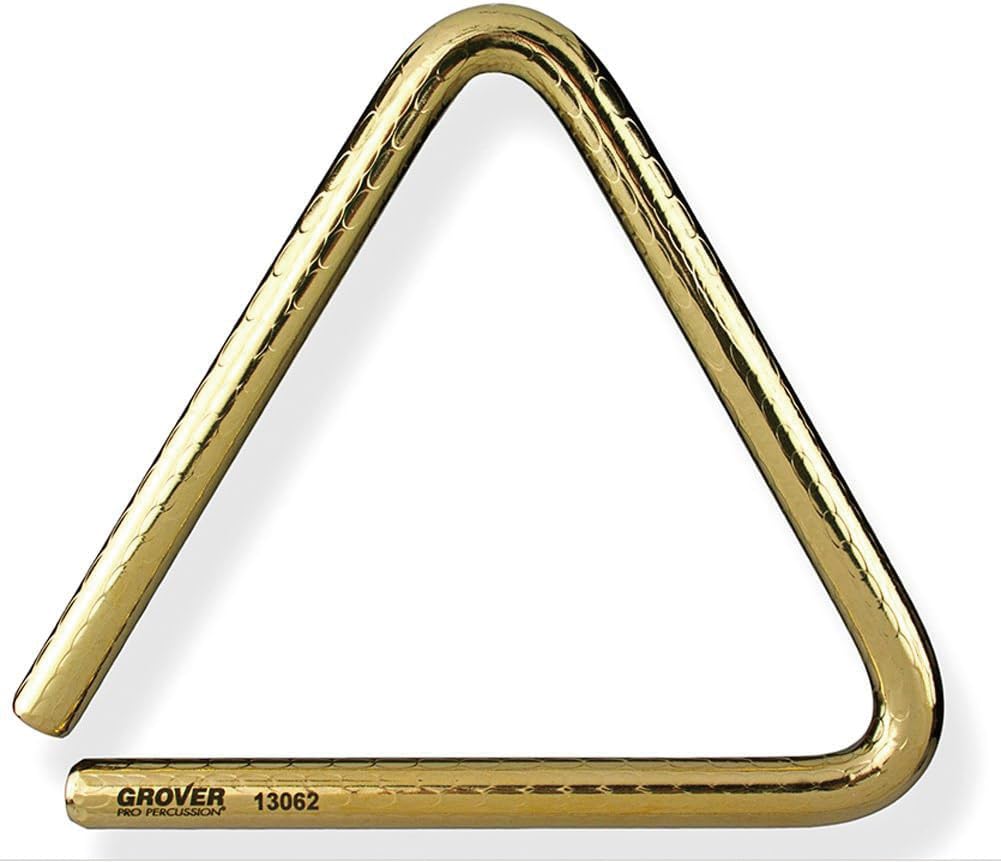 Grover Pro Bronze Pro-Hammered Triangle 8 in.