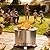 Verdeluxe Smokeless Fire Pit,22 Inch Stainless Steel firepit, Outdoor Wood Burning Fire Pit with Cover for Outside Backyard Patio Garden Camping Bonfire