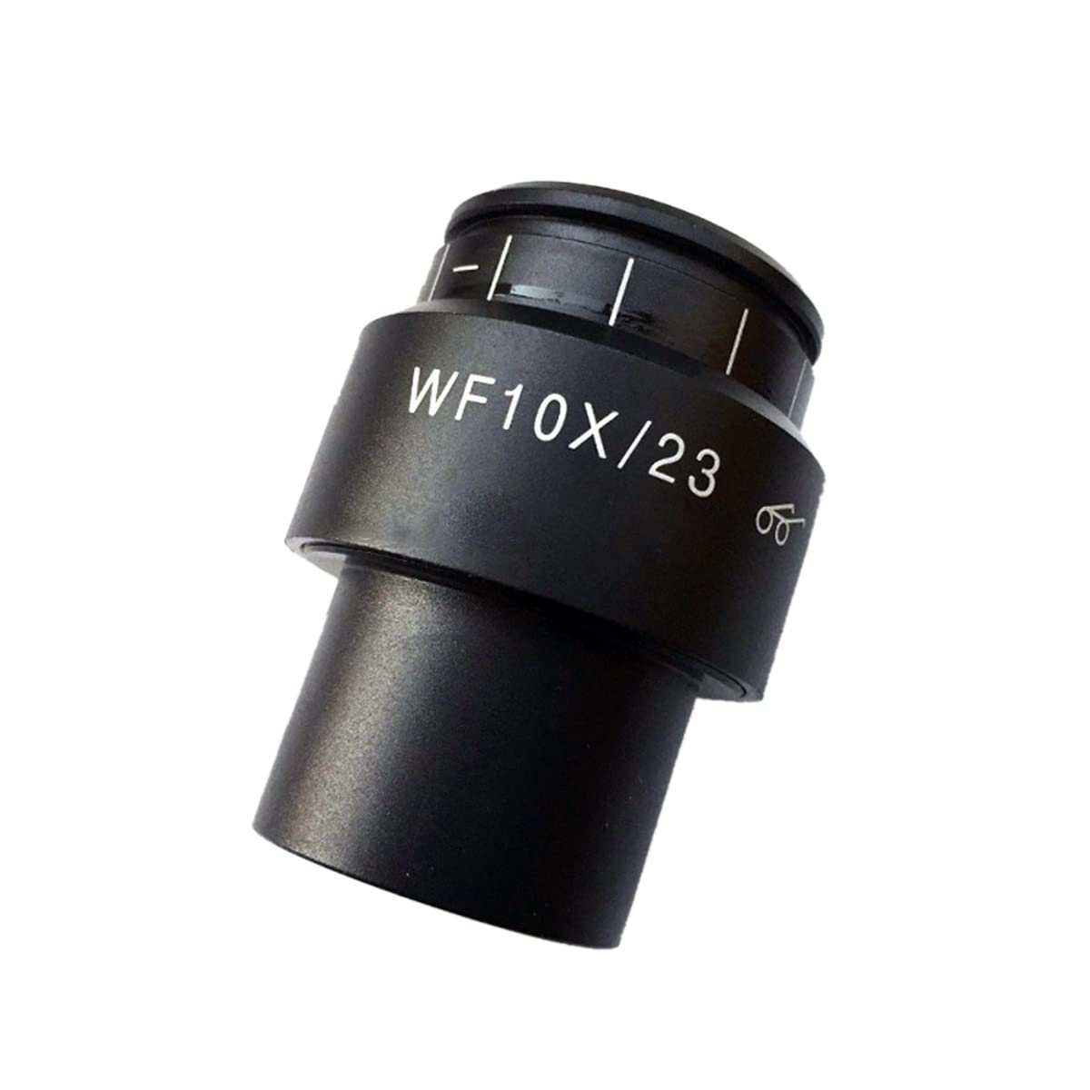 Kit de accesorios para microscopio 1 Uds. Microscopio de 30mm WF10X / 23 ocular con protectores oculares ajustables con dioptrías portaobjetos de microscopio