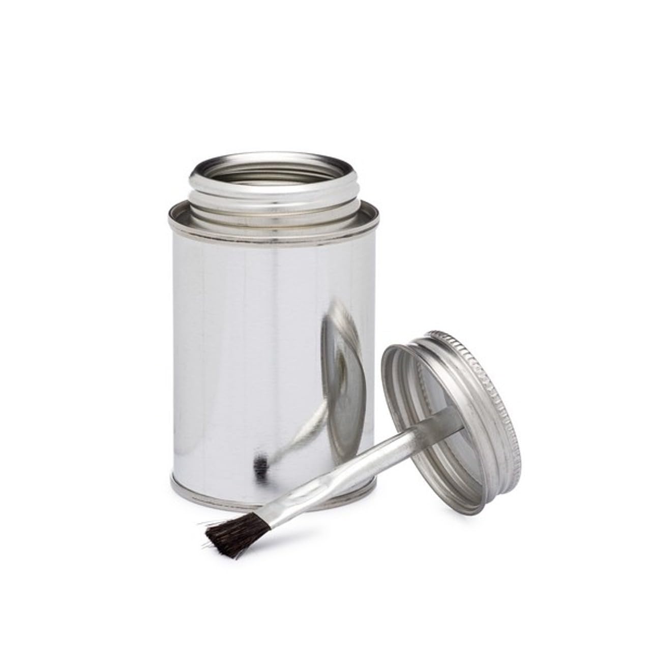 4oz Metal Glue Pot Silver