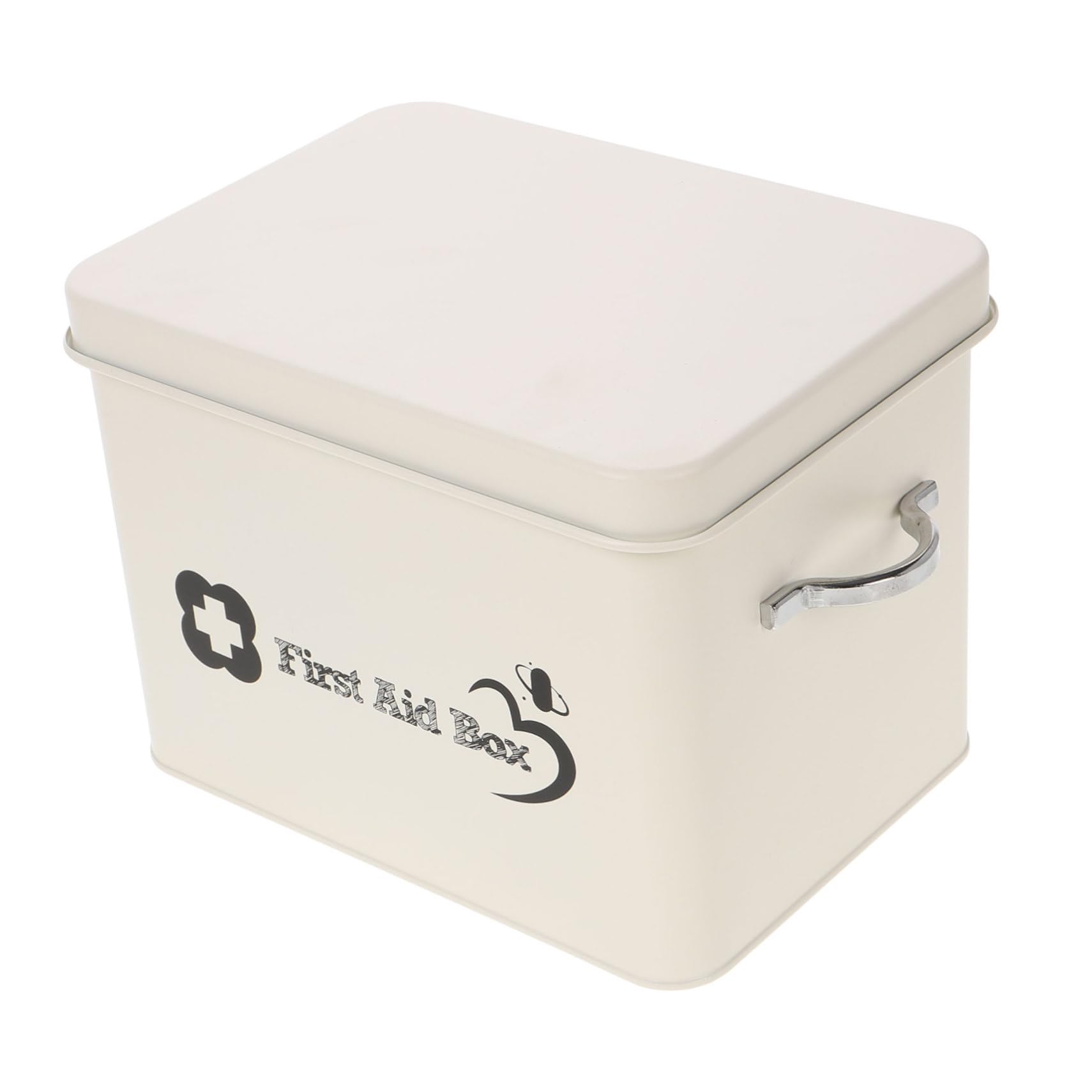 Hemobllo Mehrlagige Medikation Aufbewahrungsbox aus Edelstahl mit Kleinem Fassungsvermögen für Medikamente Kasten Leicht und Kompakt für Reise und Outdoor Aktivitäten