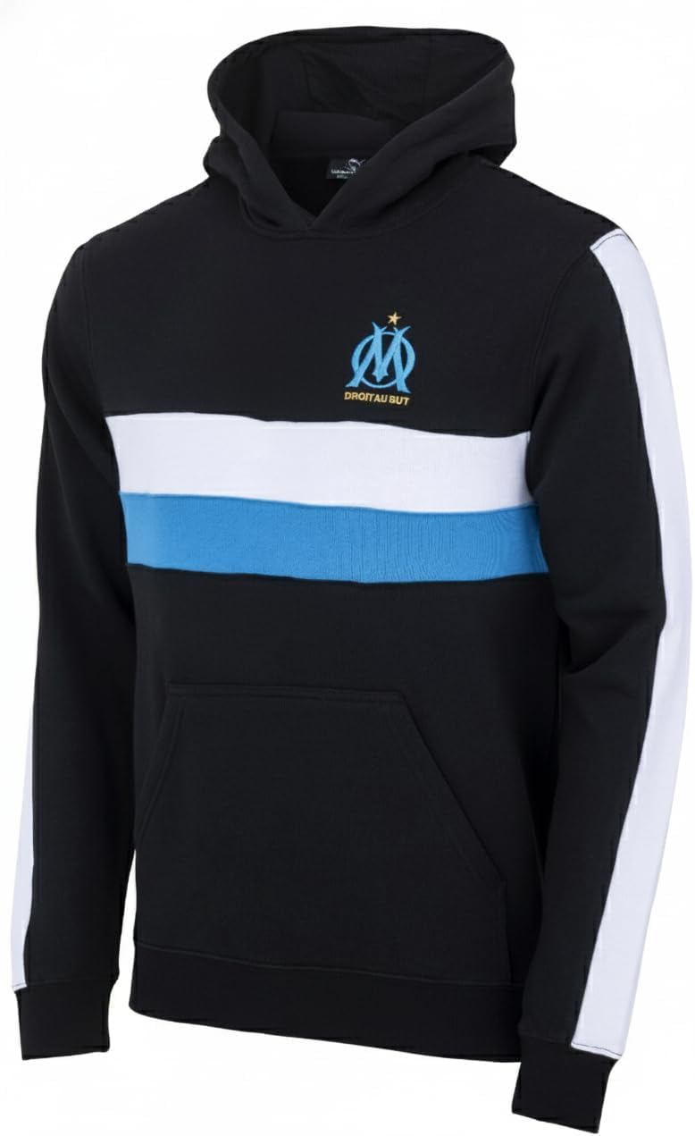 OLYMPIQUE DE MARSEILLE Sweat Shirt Capuche Om - Collection Officielle
