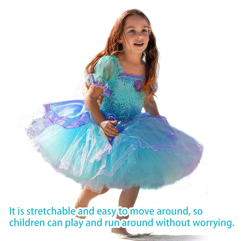 新品未使用✧︎ アリエル ドレス ブルー 衣装 コスプレ リトルマーメイド Amazon.co.jp: [XhWser] リトルマーメイド アリエル ブルー