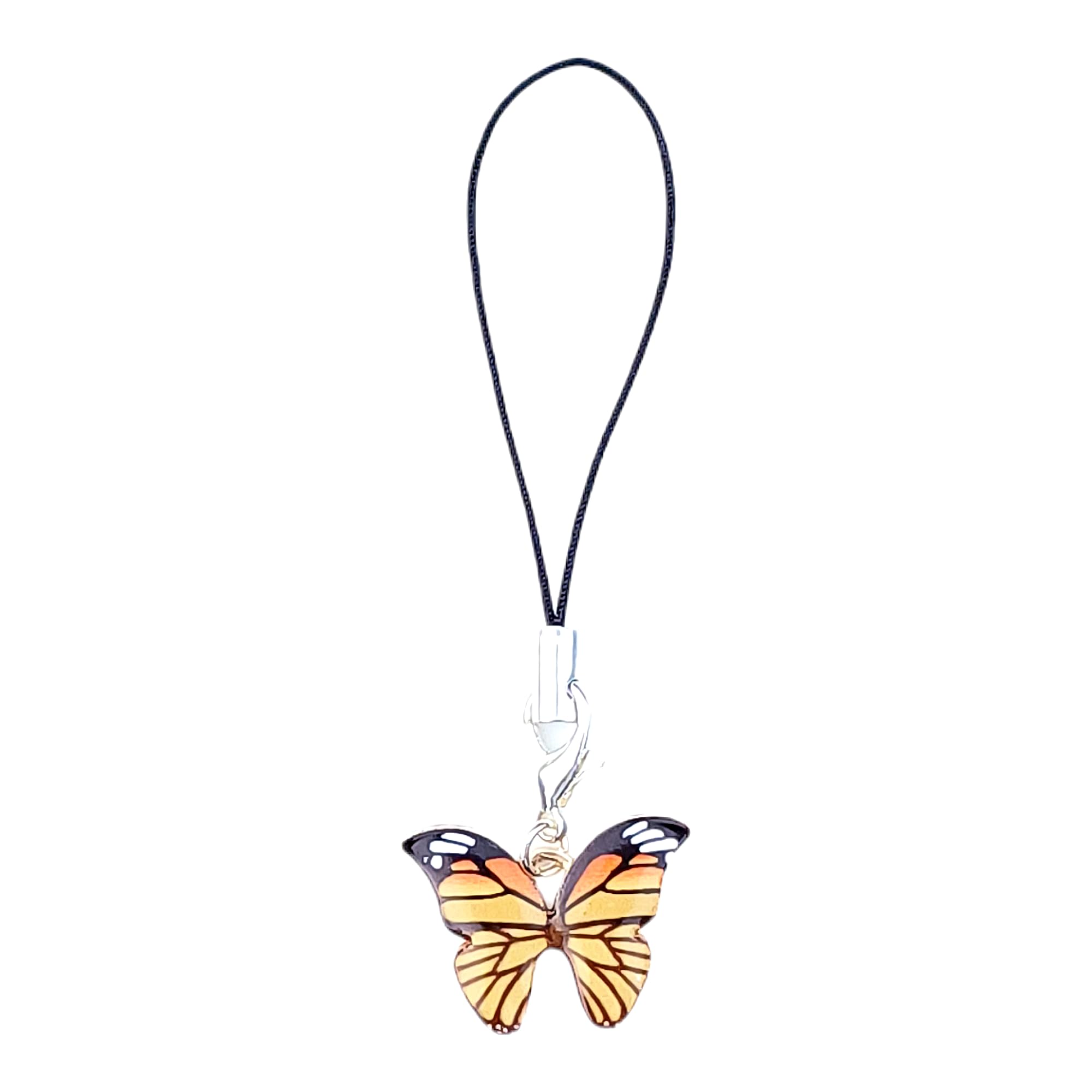 Butterfly Cell Phone Charm, Yellow