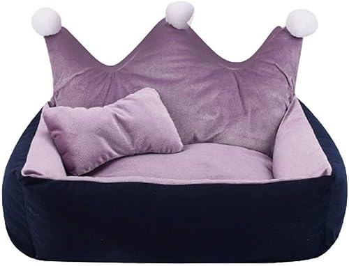 Cama para perros, cama calmante para gatos, tapete para cama de perro y mascota, tapete de algodón cálido para el invierno, sofá suave, desmontable,