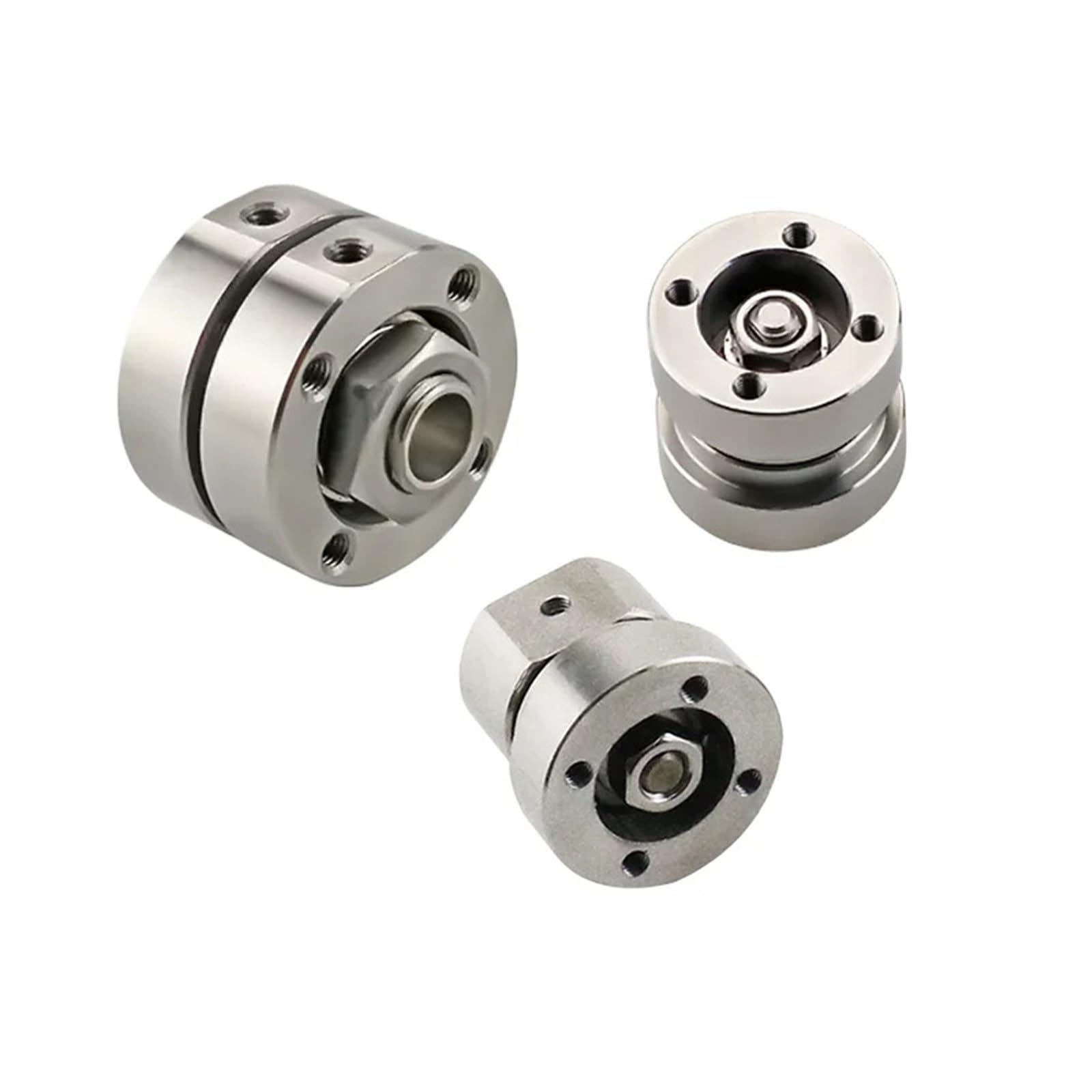 Rmwkrmogrf Adj-3.0N.m-Iron 360° Rotating Disc Hinge - Round Cylinder Damper With Adjustable Torque Axis Hardware Accessories 1Pcs(Adj-3.0N.m-Iron)