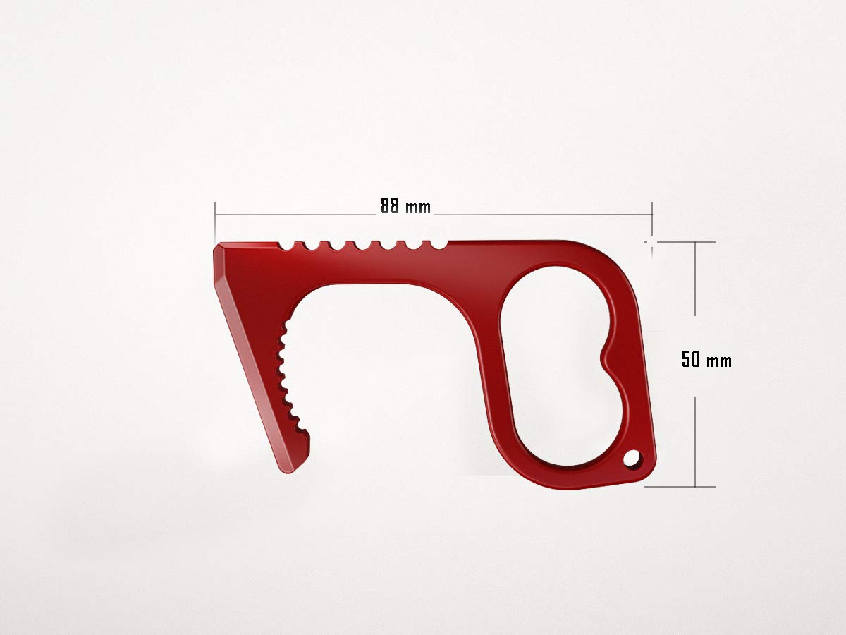 CliniKey antiviral Safety key (Red, 1 Finger)