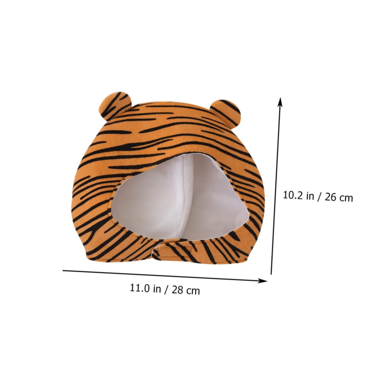 Lot De 4 Chapeaux De Carnaval À Motif Tigre Décoration De Fête Dété Housse Confortable Et Douillette