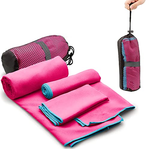 La mejor selección de Toallas de Microfibra Walmart los 10 mejores. 42 3 Pzas Toalla de Microfibra, Toalla Deportiva Súper Absorbente de Secado Rápido, Grande Toalla Suave, Ligera y Porátil, Toalla para Natación, Baño, Viajes, Deporte, Playa...