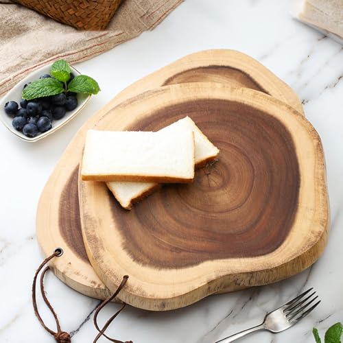 Planche à découper double face robuste de 2,5 cm d'épaisseur en bois