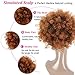 DEYNGS High Afro Puff Drawstring Synthetic Puff Ponytail Clip On Kinky Curly Ponytail Bun (1B/30)