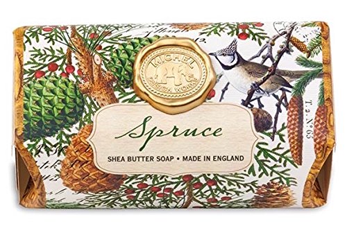 Michel Design Works Large Bath Soap Bar, Spruce