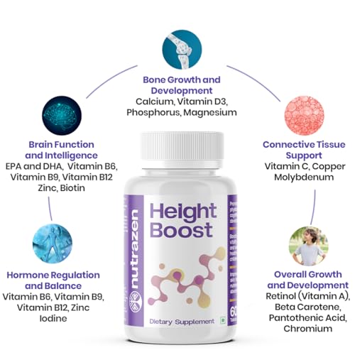 Image of Height Boost - 60 Tablets | Height Growth for Kids, Teens