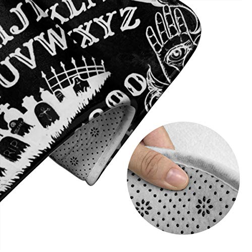 Uliykon Ouija Badteppich-Set, Flanell-Fleece, 3-teiliges Set, Teppiche, Memory-Schaum-Matten-Set, passend zu… – Bild 6
