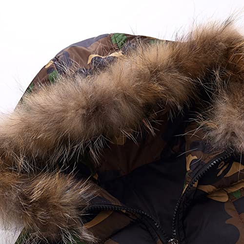 Winter Down Jacket Toddler Girls Boys Furry Collar Hood Thick Warm Winter Snowsuit Kids Lightweight Down3