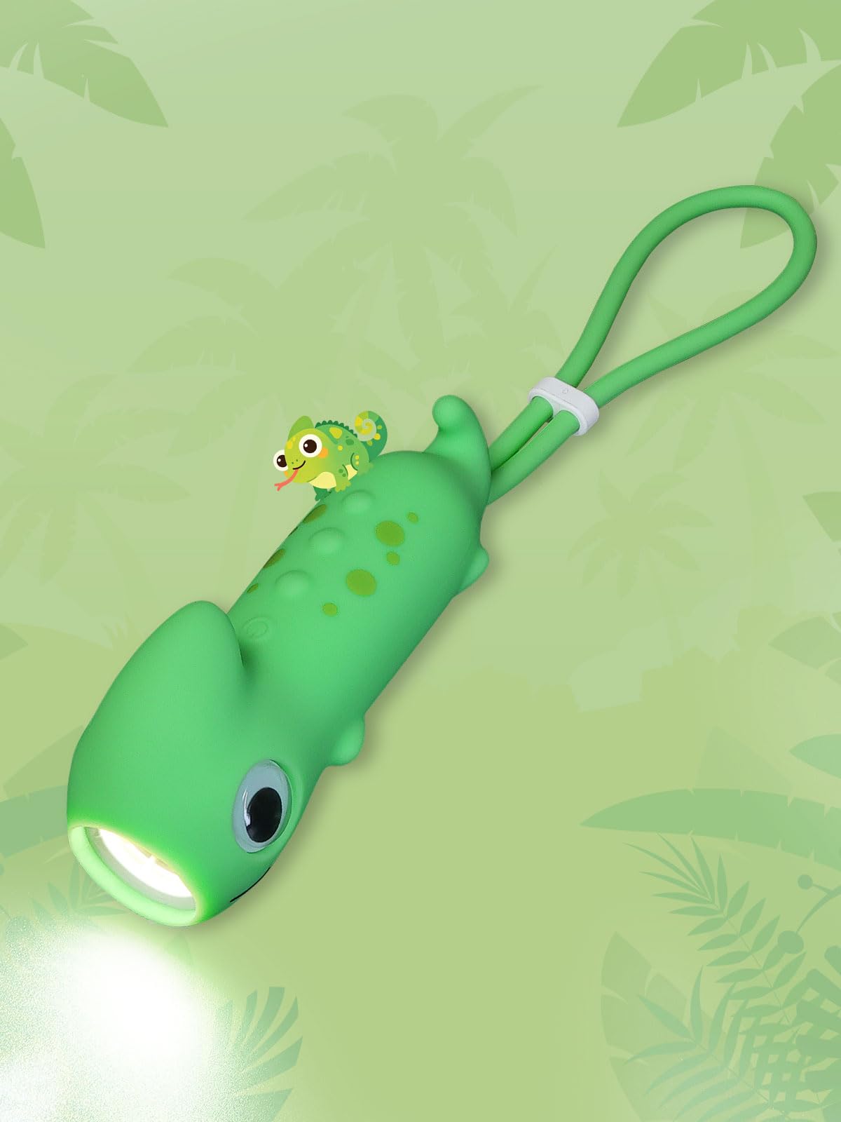 CoolGift Mart Kids Silicone Flashlights, Chameleon Flashlight