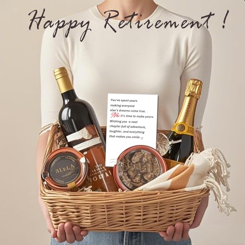 Retirement Card Gift for Women Men - Funny Retirement Cards with Envelopes for Husband Wife, Happy Leaving Cards for Coworker Friend Family, Unique Farewell Greetings Card for Celebration
