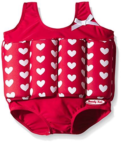 Beverly Kids Floating - Chaleco de natación para niña, tamaño 104, Color auténtico Love