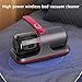 Sleepvac UV Handheld Vacuum by Isterilize, Isterilize Handheld Vacuum, Deep Mattress Cleaner, Dehumidifying Vacuum Cleaner, Deep Cleaning Mattress/Sofas/Hair/Carpets (Gray Red)