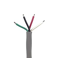 Vista 1 de Cable de comunicación CMG de 4 conductores 16 AWG 300V, sin blindaje, longitud de 10 pies