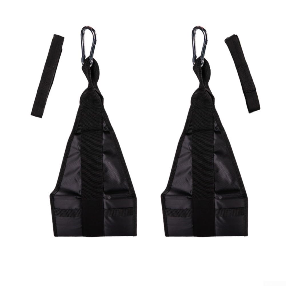 Bauchtrainer, 1 Set hängende Bauchgurte, Klimmzugstange Core Trainingsgürtel, strapazierfähiges Nylon für Beinheben, Heim-Fitnessgeräte für Männer und Frauen