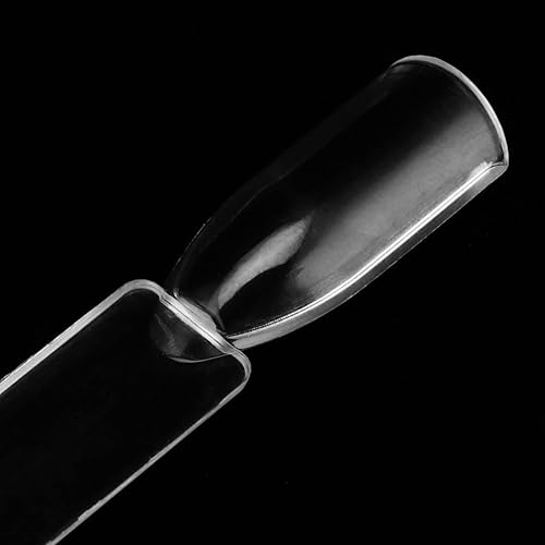 Miniatura 3 de 150 palitos transparentes para muestras de uñas con anillo, palitos simples transparentes con forma de abanico, consejos de exhibición de arte de