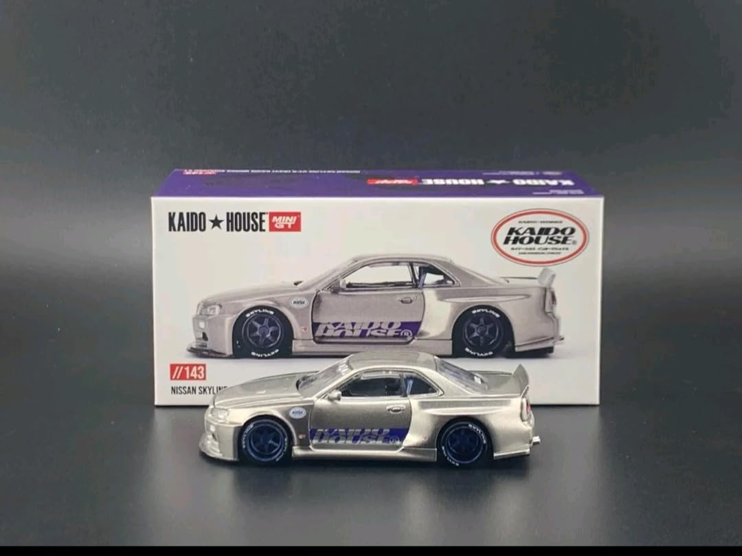 Kaido House x Mini GT Nissan Skyline GT-R (R34) Kaido Works