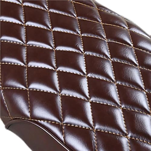 Selle de moto classique coussin plat en losange universel pour modification