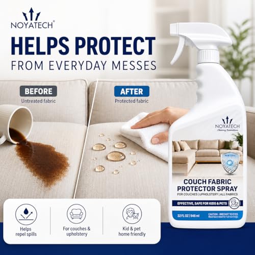 Image of NOYATECH Fabric Protector Spray, Couch Upholstery Stain Guard, 32 oz