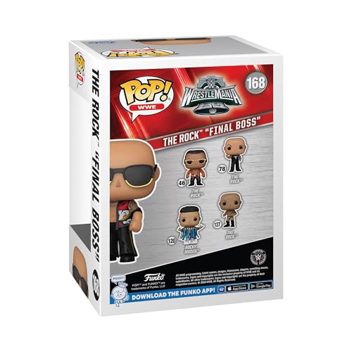 Funko Pop WWE The Rock Final Boss - vue 5