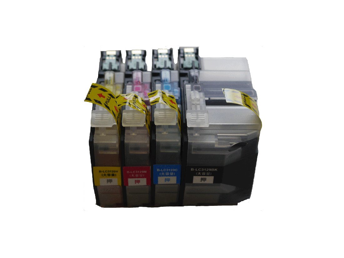 Amazon.co.jp: LC3129-4PK 全色 顔料 LC3129 対応 互換インク 4色