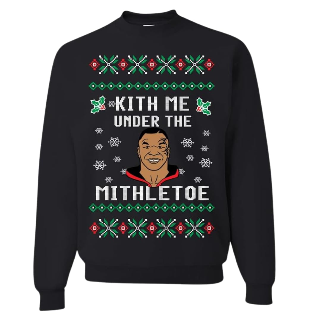 Pure Essence Merry Ugly Christmas Sweater Unisex Crewneck Graphic Sweatshirt