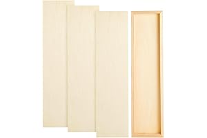 Bright Creations Craft Boards for Signs Wood, 0.84 in Thick Wooden Sign...