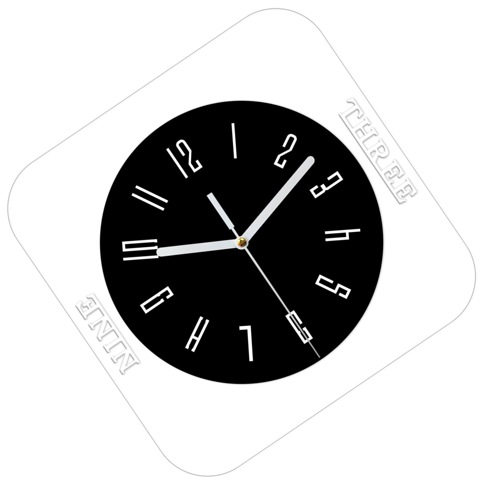 Jazuaiao Rustics Wall Clock Battery Operated Silents None Ticking Clock Decorative Clocks for Kitchen, Bathroom, Living Room Decors Battery Operated Clocks
