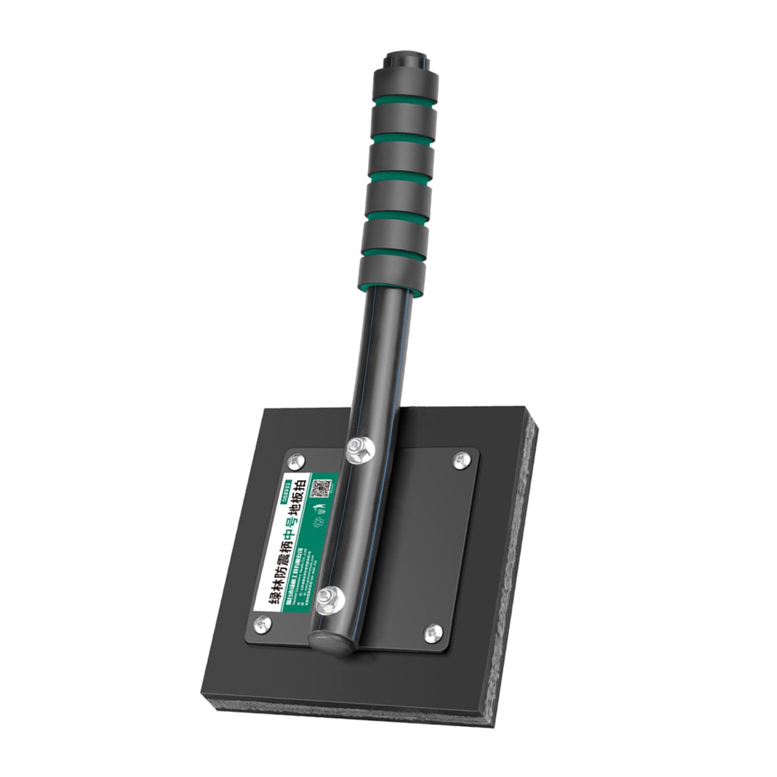 Setting Rubber Pad with Reinforcement Efficient Large Contacts Area Setter Tool for Reduced Striking Frequency Leveling Systems