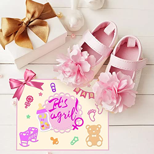 INFUNLY 16pcs Baby Shower Die Cuts Baby Dies for Card Making DIY Baby Metal Cutting Dies for Baby Shower Party Decoration Photo Album Crafts Christmas Cards - Image 3