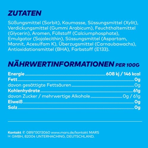 Extra Professional Kaugummi Zuckerfrei, Fresh Speartmint, 50 Dragees, Xylitol Kaugummi ohne Zucke mit Minz Frische (50 Dragees)