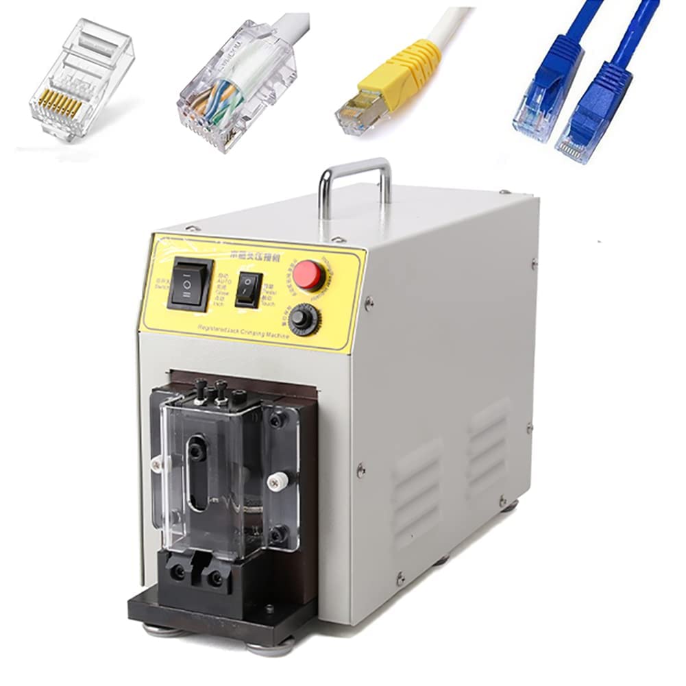 Herramienta de crimpado automático, crimpadora de conector Rj45, red Ethernet Lan, alicates de crimpado de enchufe de cable, crimpadora de conector de cabeza de cristal de gato de cable de red