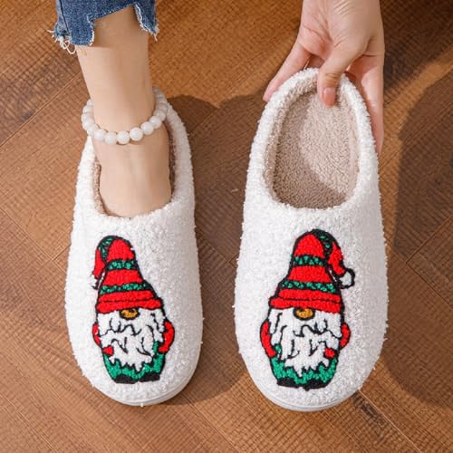 Image of Slippers for Women Men Fuzzy Memory Foam Slipper Fluffy Winter Soft Warm Slip On House Shoes