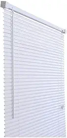 Atlas - Persiana Horizontal de PVC e Lâmina de 25mm, Tamanho 120 x 160 cm, Cor Branca