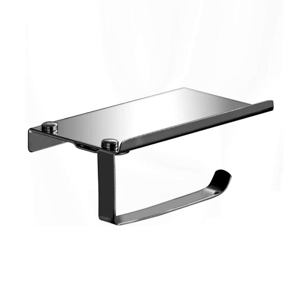 FFOCCO Estante de baño de Acero Inoxidable Simple, portarrollos de Papel higiénico, Accesorios de baño Present