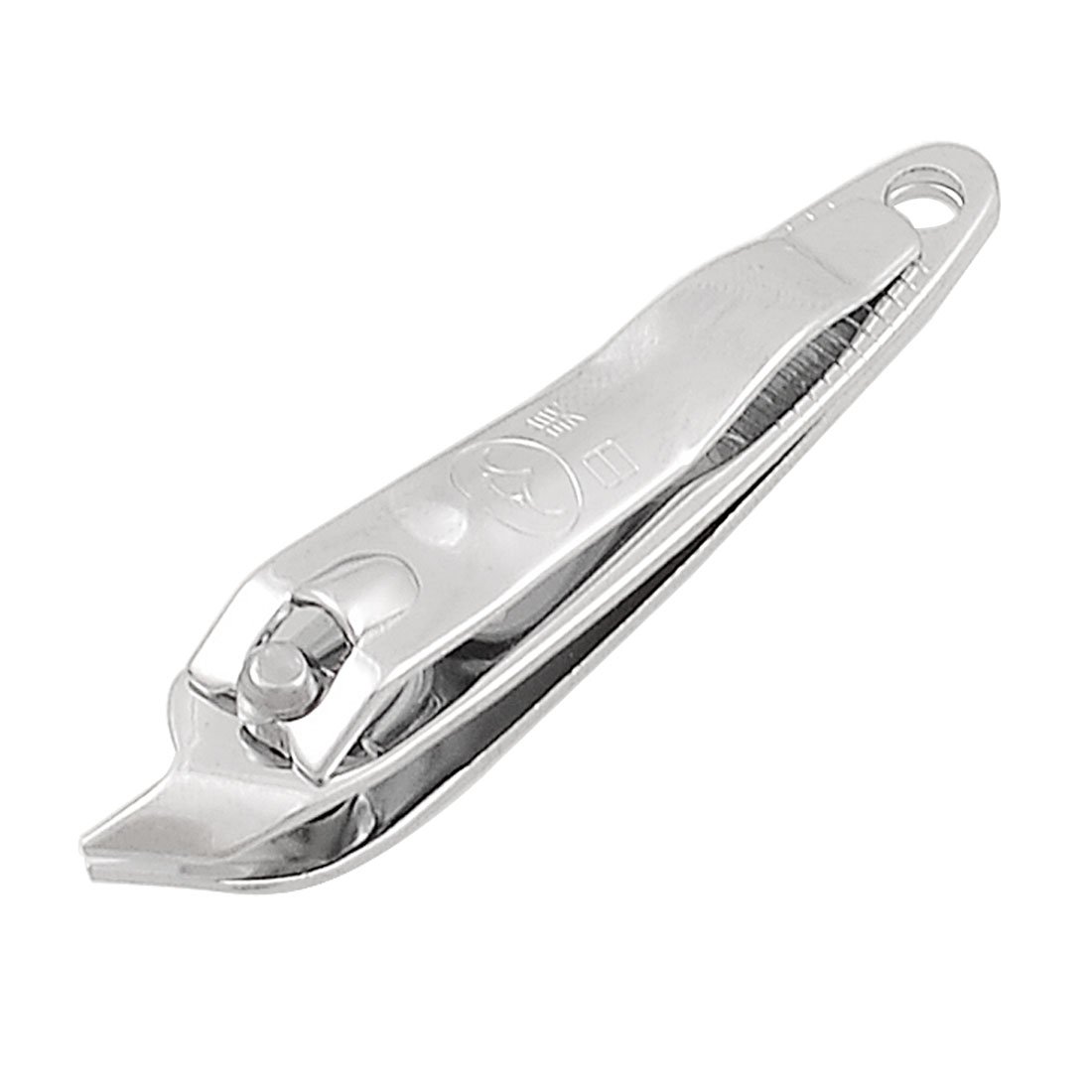 Sourcingmap Sharp Nail Clipper, Stainless Steel Fingernail Clipper Slanted Toenail Clippers for Women Men, Nail Cutter Toe Nail Clippers for Thick Toenails, Silver Tone