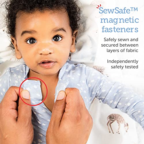 Magnetic Me Easy-Close Modal Coverall Jumpsuit Pink Doeskin 3-6 Months2